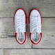 Кроссовки (криперы) женские Violeta White - RED на прозрачной подошве 39р (25 см) - изображение 4