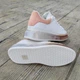 Кроссовки (криперы) женские Violeta White - PINK на прозрачной подошве 38р (24,5 см) - изображение 8