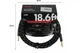 Кабель инструментальный Fender CABLE DELUXE SERIES 18.6' BLACK TWEED - изображение 5