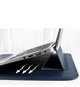 Чехол подставка для ноутбука из Эко-кожи DDC Stand Sleeve для MacBook Air / Pro 13-14 Синяя (DDC-TU03) - изображение 4