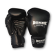 Боксерские перчатки BOXER 14 оz кожвинил Элит черные - изображение 1