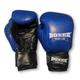 Боксерские перчатки BOXER 6 oz кожа синие - изображение 1