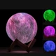 Настольный светильник космос Magic 3D COLOR Moon Light с пультом - изображение 4