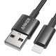 Кабель Anker Premium Double-Braided Nylon Cable with Lightning 1m (A8152) - зображення 1