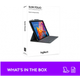 Чохол-клавіатура для планшета Logitech SLIM FOLIO for iPad 10.2 7th, 8th and 9th gen 2018/2019/2020 Graphite (920-009473) - зображення 6