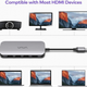 USB-хаб VAVA USB-C Hub 9-in-1 Adapter with HDMI 4K, PD Power Delivery (VA-UC006) - изображение 6