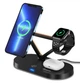 Док-станция JYD 5в1 Magnetic Wireless Charger для iPhone 13/12 MagSafe, Apple Watch, AirPods Pro, AirPods 2/3 black - изображение 1