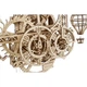 Конструктор Ugears Аеро Годинник. Настінний годинник з маятником (70154) - зображення 8
