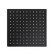 Душевая потолочная квадратная лейка Globus Lux ST-0250-Q-BB, черная, нержавейка - изображение 2