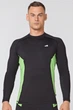 Спортивный лонгслив Rough Radical Fury Duo LS XXL Черно-зеленый (8052-XXL) - изображение 1