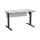 Стіл з регульованою висотою E-table UNIVERSAL 5021W - Білий / Чорні ніжки - изображение 3
