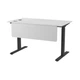 Стіл з регульованою висотою E-table UNIVERSAL 5021W - Білий / Чорні ніжки - изображение 7