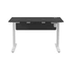 Стіл з регульованою висотою E-table UNIVERSAL 5019B - Чорний / Білі ніжки - изображение 2