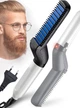 Расческа выпрямитель для бороды и волос Straightener Pro Серый утюжок стайлер для выпрямления и укладки - изображение 1