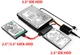 Адаптер Maiwo USB 3.0 - IDE/SATA 2.5''/3.5'' HDD/SSD 5.25'' CD-ROM с блоком питания (K132U3IS) - изображение 5