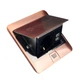 Розетка для пола с заземлением врезная 16А + 2USB 2.1А, IP44, античная медь EH-F007 Electro House - изображение 1