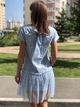 Жіноче котоновое плаття Poliit 8485 блакитний 38 - зображення 3