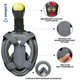 Маска для плавания Seagard Easybreath Profi L/XL панорамная с креплением для камеры Серый - изображение 3