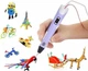 3D ручка c LCD дисплеем Pen 2 3Д принтер для рисования ФИОЛЕТОВАЯ - изображение 2
