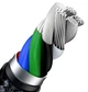 Кабель для зарядки телефона/ смартфона Baseus Type-C - Lightning 2 А 2 м Черный/ Серый (CATLJK-B01) - изображение 6