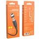 Кабель магнітний Borofone BX41 USB - Lightning 1 м Black (BX41LB) - изображение 6
