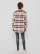Куртка ONLY ONLDEENA-KAWI L/S CHECK SHACKET PNT L Розовый 15235844-Flamingo Pink-Checks:Mojave Desert/ Night - изображение 2