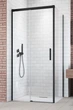 Бокова стінка Idea Black S1 750Lx2000 чорний/прозоре 387049-54-01L (TM Radaway) - изображение 1