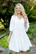 Пляжное платье 3/4 рукав Fresh Cotton 642 F-1cn 44(M) Белый - изображение 2