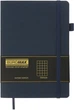 Блокнот деловой Buromax Color Tunes A5 в клетку 96 листов обложка из искусственной кожи Темно-синий (BM.295100-03) - изображение 1
