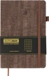Блокнот деловой Buromax Wood A5 в клетку 96 листов обложка из искусственной кожи Бежевый (BM.295114-28) - изображение 1