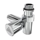 Кран для рушникосушарки кутовий Laris Під ТЕН 1/2" - 1/2" 2шт (LX-2044) - зображення 2