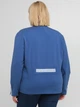 Кофта однотонна кежуал Mara Carol 25037BLU L (5859L) Синій - зображення 2