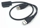 Переходник-адаптер с USB 2.0-SATA (7+6) 13pin -> ноутбук DVD-CD-ROM (Mini- SATA) подлючает ДВД ноутбука к компьютеру (667986729) Черный - изображение 6