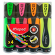 Маркер Maped набір Fluo Peps Ultra Soft 1-5 мм 4 шт Кольорові (MP.746047) - зображення 1