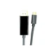 Кабель мультимедийный USB Type-C 3.1 Thunderbolt 3 (M) to DisplayPort (M) 1.8m 4K PowerPlant (CA911844) - изображение 2