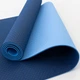 Коврик для йоги и фитнеса + чехол (мат, каремат спортивный) OSPORT Yoga ECO Pro 6мм (n-0007) Сине-голубой - изображение 3