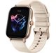 Смарт-годинник Xiaomi Amazfit GTS 3 Ivory White; 1.75" (450 x 390) AMOLED / Bluetooth 5.1 / GPS, ГЛОНАСС, Galileo, BDS, QZSS / 42.4 х 36 х 8.8 мм, 24.4 м / WR50 / 250 маг / білий - зображення 1