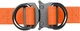 Шлея для собак водостойкая WAUDOG Waterproof с QR-паспортом 30-39 см Оранжевая (27634Collar) - изображение 2
