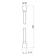 Шланг для ручного душа Qtap Hadice 1200 мм QTHADPVC120B Black Matt - изображение 2