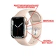 Розумні смарт-годинник Smart Watch X7 Pro, голосовий асистент Siri, тонометр, пульсометр, оксиметром, режим спорт, для жінок, золотий (001438662). - зображення 1