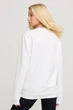 Світшот жіночий oversize /no flis/ M Білий (BSWW30014) - изображение 3