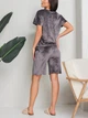 Пижама (футболка + шорты) женская BARWA garments 0290/291 S Темно-серая (2112902911099) - изображение 8