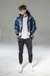 Пуховик SHARK FORCE планка з капюшоном блискучий 46 синій 19703 - зображення 6