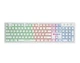 Клавіатура REAL-EL Comfort 7070 Backlit USB біла з підсвічуванням - зображення 1