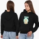Худі жіночий Рік Санчез і Бендер Рік і Морті (Rick Sanchez and Bender Rick and Morty) (8921-2942-3) Чорний L - зображення 4