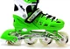 Детские ролики с мягкими колесами + комплект защиты Scale Sports Салатовые. Размер 38-41 - изображение 3