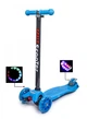 Дитячий самокат з светящими колесами Scooter MAXI Синій - зображення 1
