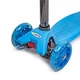Дитячий самокат з светящими колесами Scooter MAXI Синій - зображення 2