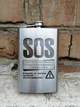 Фляга с гравировкой Hip Flask SOS, 10 унц HF003 - изображение 2