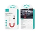 ФМ модулятор трансмиттер USAMS Aluminum Alloy Car Wireless Audio Receiver US-SJ504 |BT5.0, TF Card|. Red - изображение 2